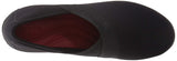 Crocs Women's Busy Day Stretch Asymmetrical Wedge Flat, Black/Black